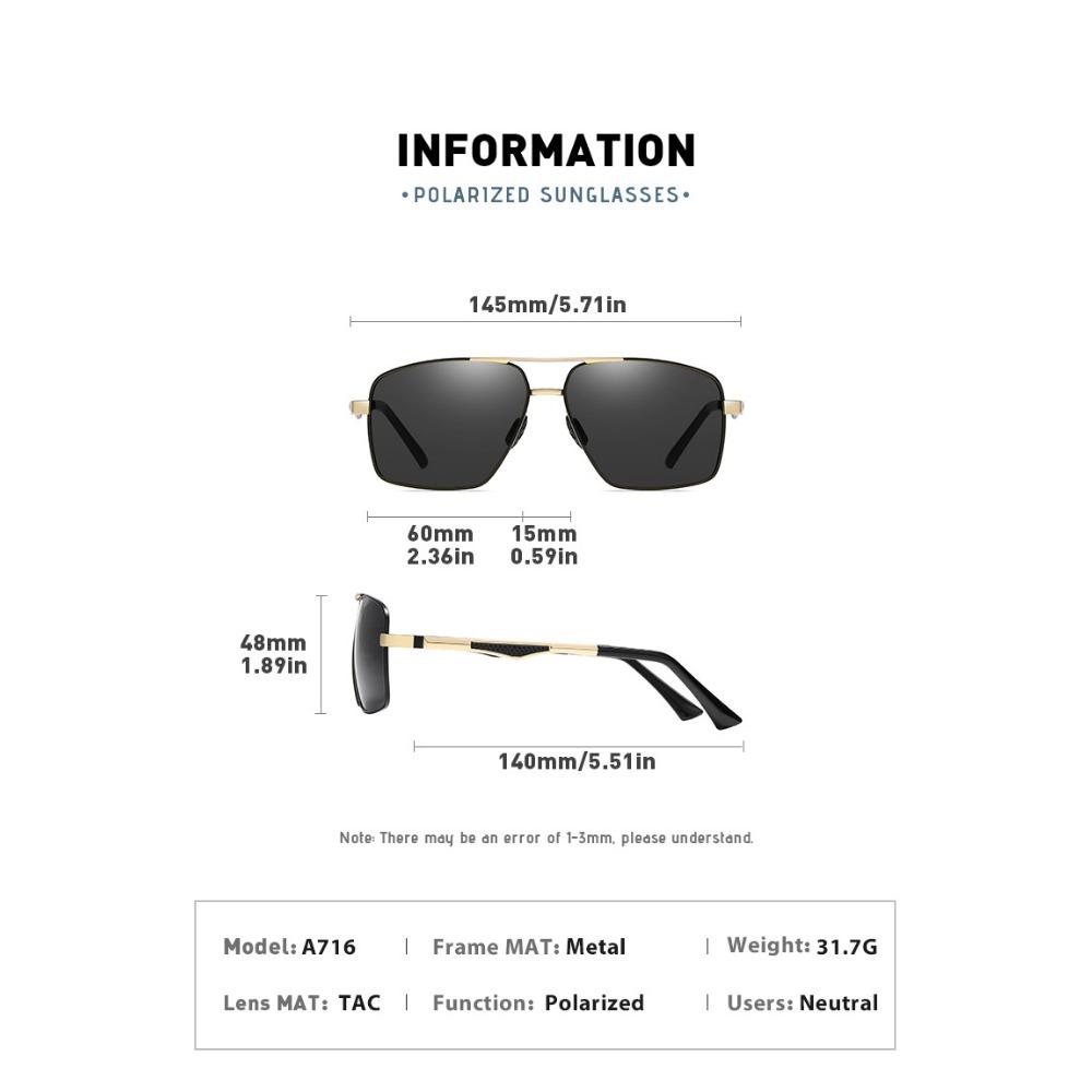 aoron Polarized Sunglasses Fashionable Men's Color-changing Toad Glasses Night Vision Driving Sunglasses