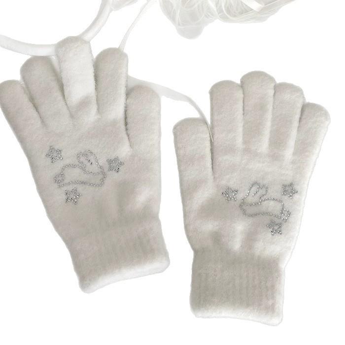 Cute Plush Gloves for Women In Autumn and Winter Thickened Warmth for Students Outdoor Cycling Trend