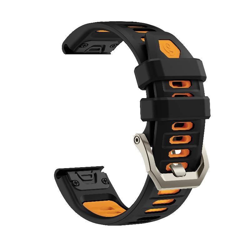 22mm 26mm QuickFit Silicone Replacement Band for Garmin Fenix 8 7 6 5 7X 8X 6X 5X Pro Solar Epix Descent Sport Watch Accessory