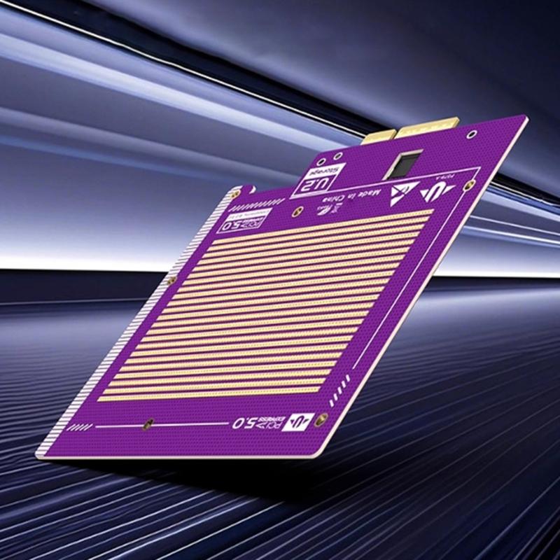 Fast Speed PCIe 5.0 4X to U.2 Expansion Card Supporting Multiple Drive Setups and Optimized Heat Management