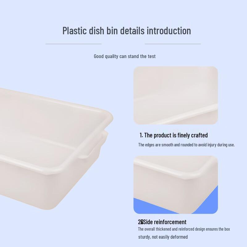 Ji Wang Gu Plastic Kitchen Dish Storage Box