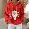 Hoodies For Women Oversized Winter Plush Cute Sweatshirts Pullover Trendy Fall Winter Clothes