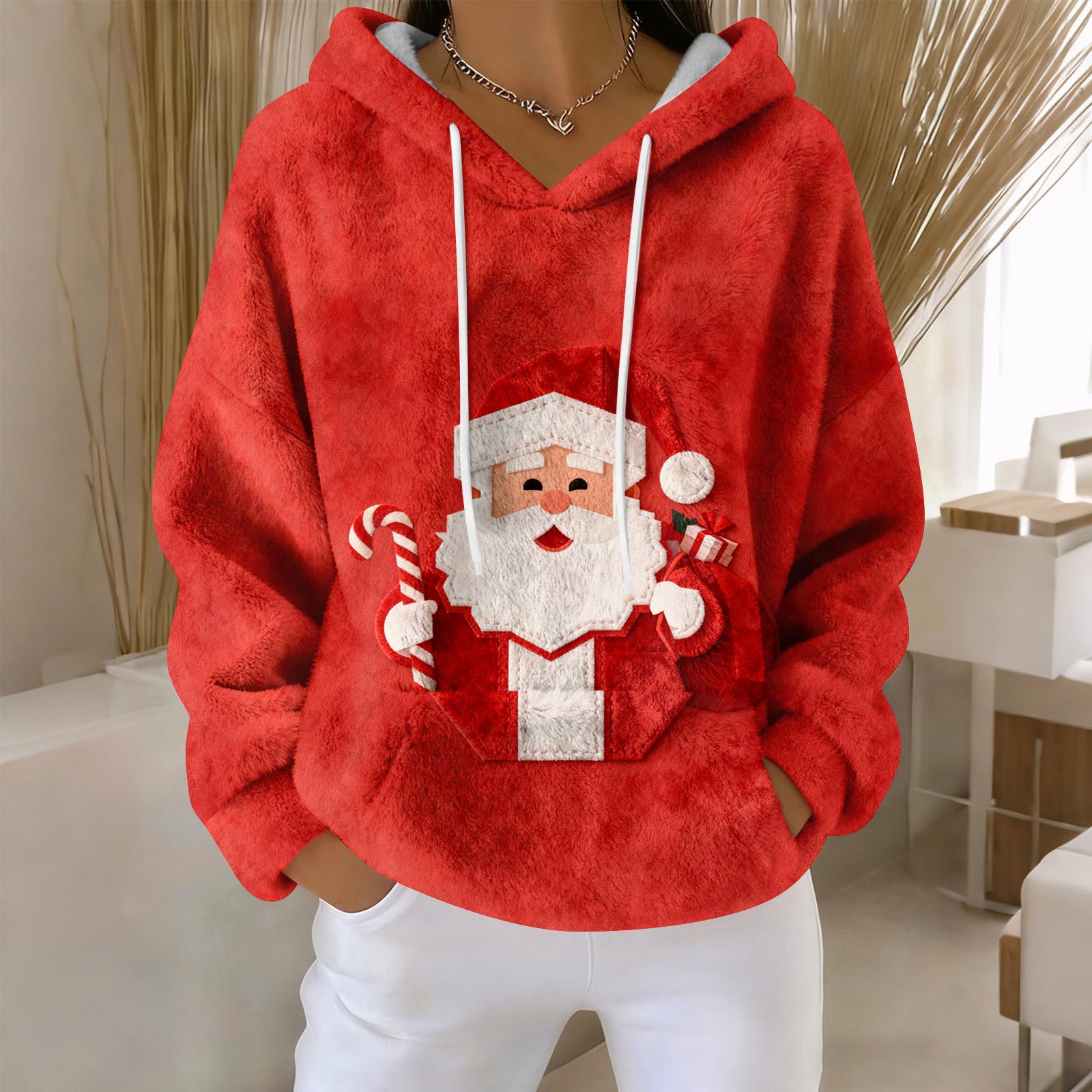 

Толстовки для женщин оверсайз зимние плюшевые милые свитшоты пуловер модная осенне-зимняя одежда XL