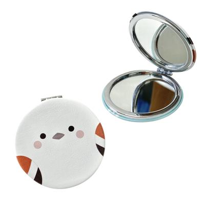 Compact Hand Folding Hand Cute Shimaenaga Kotori Shape 1 [Kinagani Shimaenaga] Mirror, Mirror, Mobile, Mirror, Mirror, Character, (round / Piece)