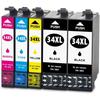 Jagute 34XL Cartridge Ink Cartridges, Replace for Epson 34 34 XL Ink Cartridge Compatible with Epson Workforc 83861