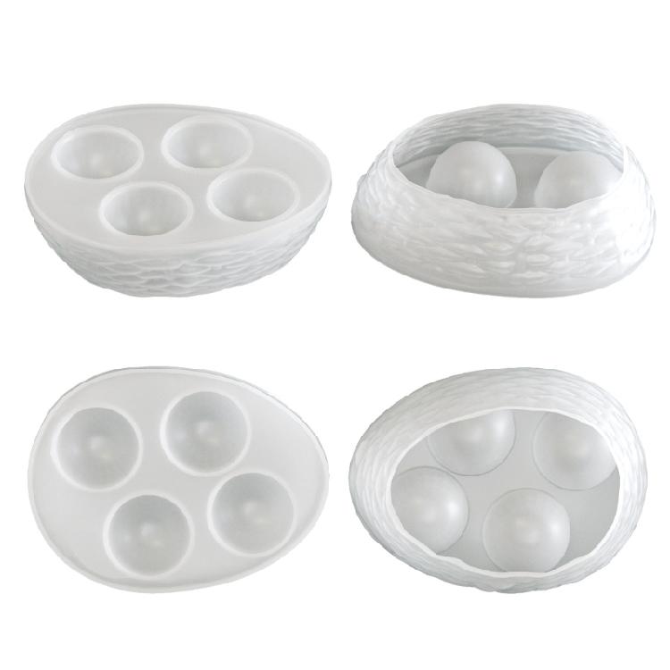 Creative Silicone Eggs Storage Tray Mold Daily Use Silicone Construction Perfect for Family Activity Baking and Crafting