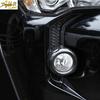 Car Carbon Fiber Front Fog Light Lamp Cover Trim For Toyota 4Runner 2014-