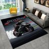 Alfombra de Coche de Carreras A-Aprilia Logo Moto para Sala de Juegos Dormitorio Sala de Estar Sofá Decoración del Hogar, Alfombra para Zona de Juegos Infantil Felpudo Antideslizante