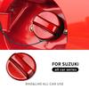 Real Hard Carbon Fiber Car Fuel Tank Cap Universal Trim Sticker For Suzuki Swift Alto Ignis S-Cross Alivio Kizashi Accessories