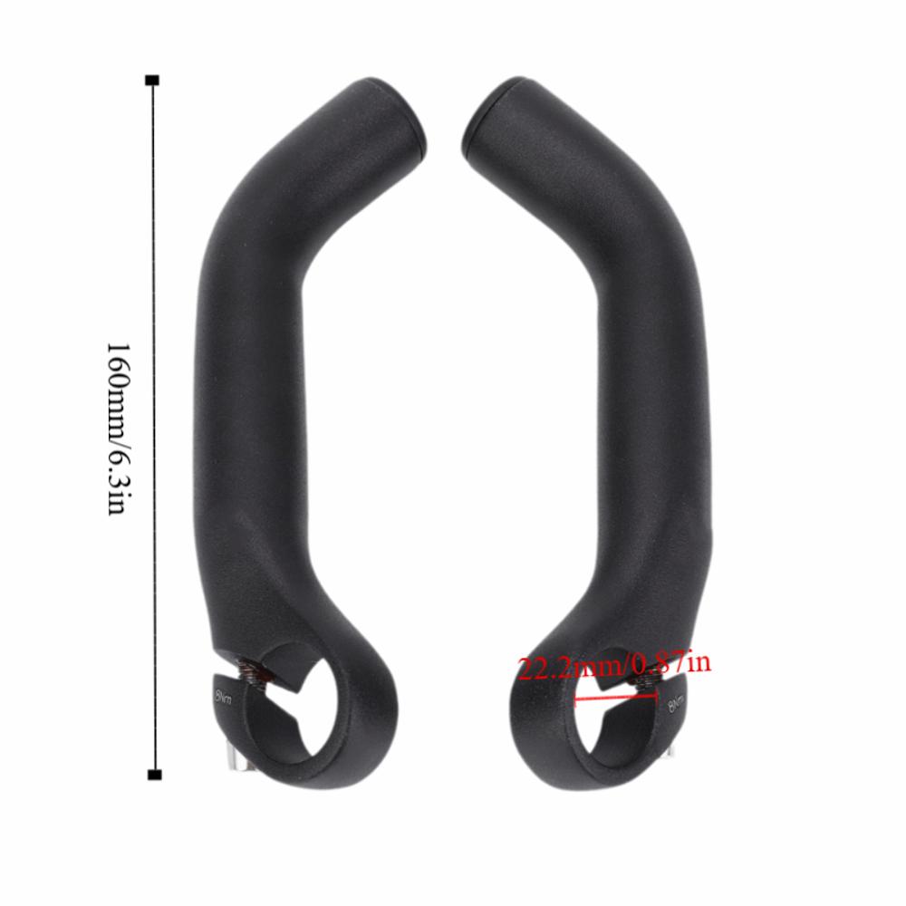 1 Pair Aluminum Alloy Bike Bar End Lightweight Bike Bar Extender End  Bike Upgrade Part