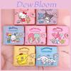 New Stylish Pu Casual Short Wallet 2-fold Coin Pocket Kt Pc Dog Krumi Card Holder