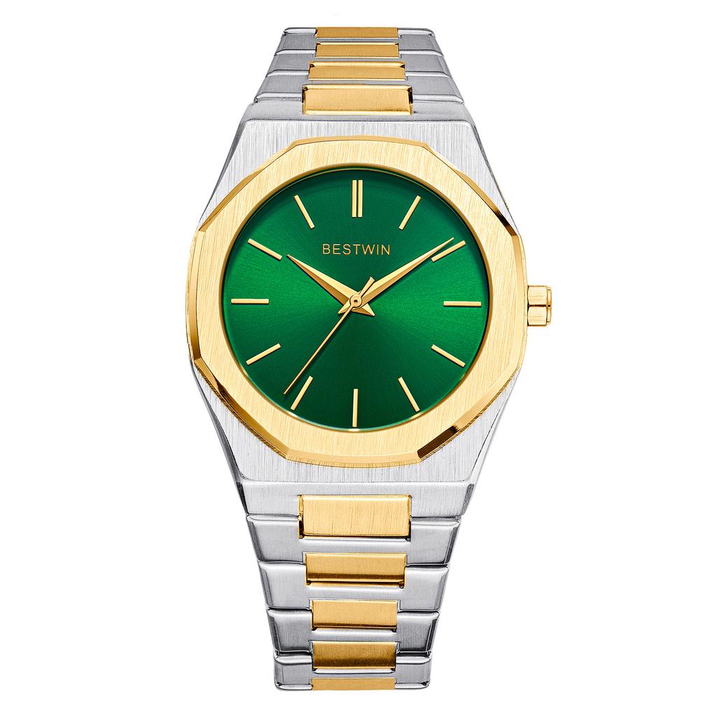 Men's and Women's Watches, Simple Classic Blue-green Couple Quartz Watches