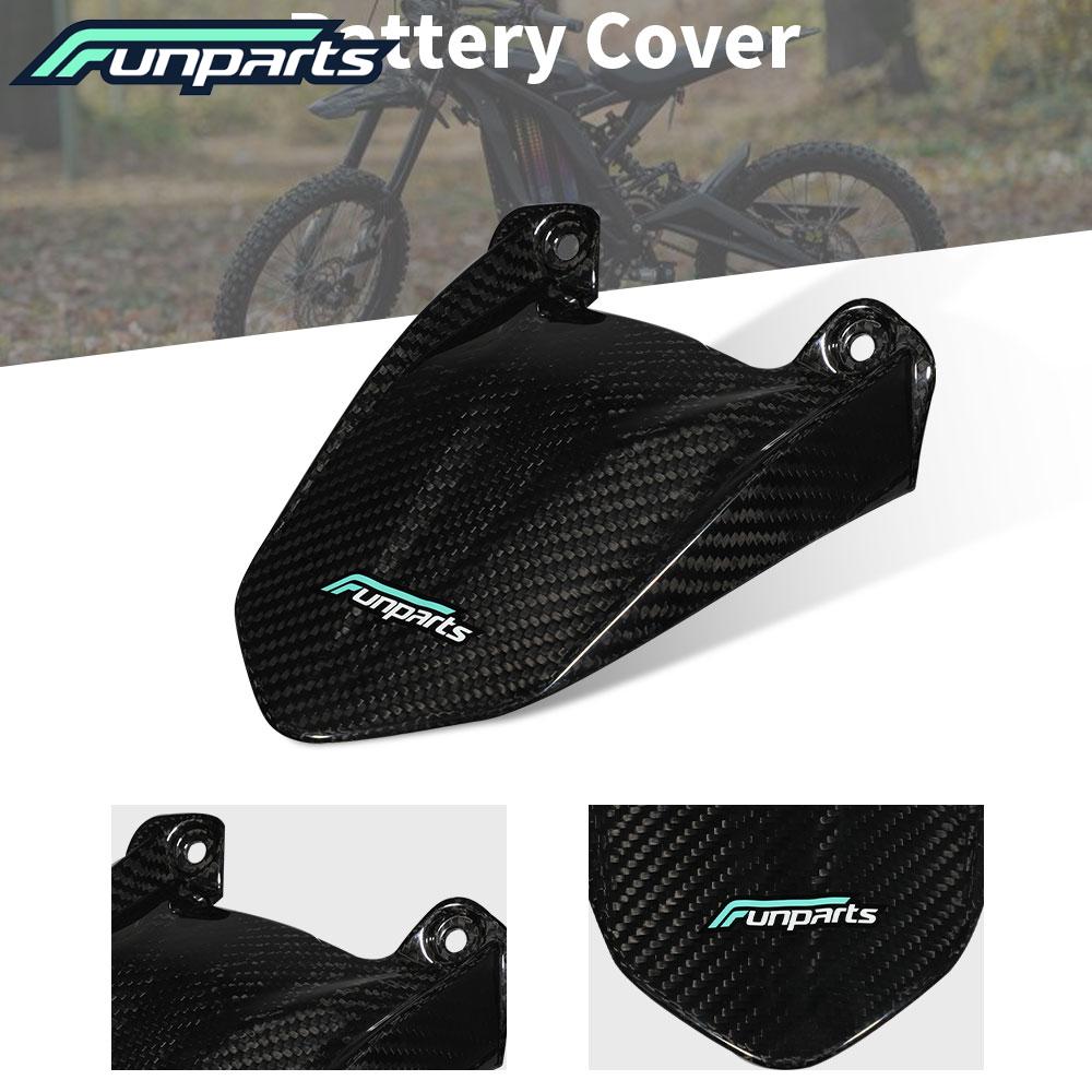 Funparts Rear Wheel Fender Motorcycle Carbon Fiber Shock Absorption Mudguard For Talaria Sting MX3 MX4 MX5 Electric Dirt Bike