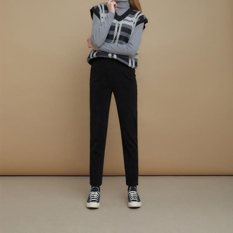Baiyu Women Knit Twill Bonding Pants Ktbw