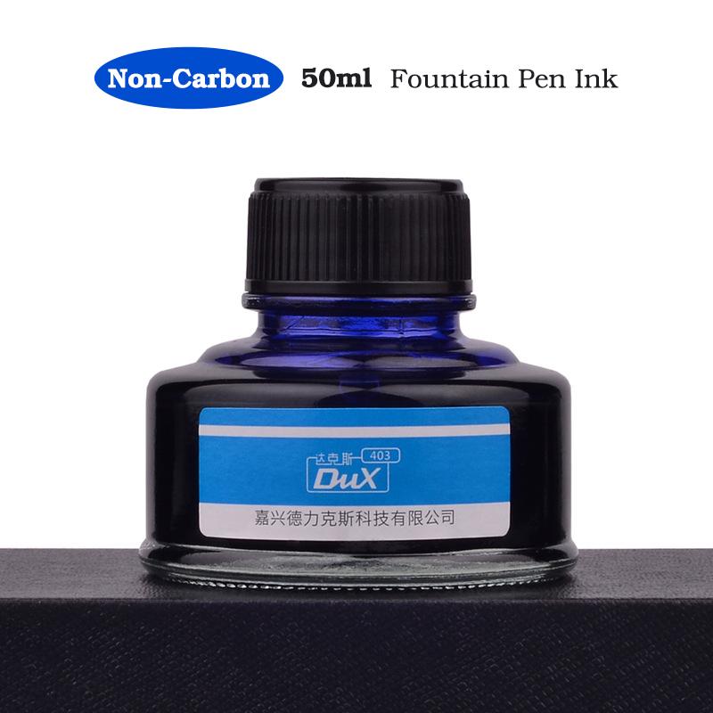 4 Colors Non-Carbon 50ml Bottle Fountain Pen Ink,Black,Blue,Red,Dark Blue,Non-Erasable,Office And School Supplies