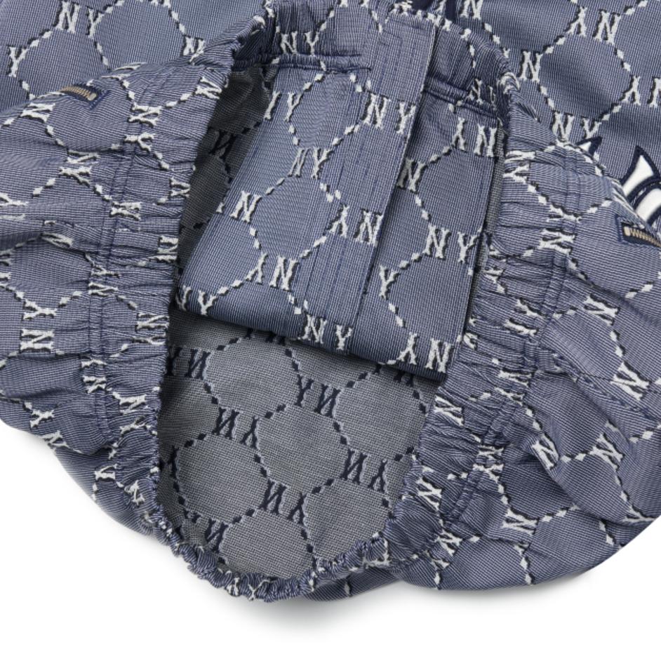 New MLB MONOGRAMNEW YORK YANKEES Cropped Coats Women's Blue 3FWJM0221-50NYL