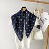 Korean Vintage Elegant Women S Small Square Scarf For Sun Protection