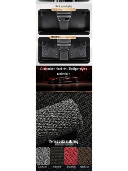 Partially Wrapped TPE Floor Mats for Mazda 3, CX-5, CX-4, CX-30, and Mazda 6