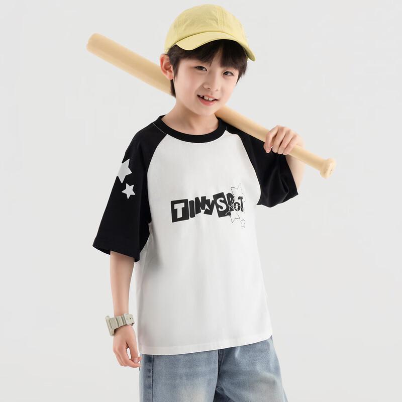 Duoduojia Boy's Cooling Printed Cotton T-Shirt