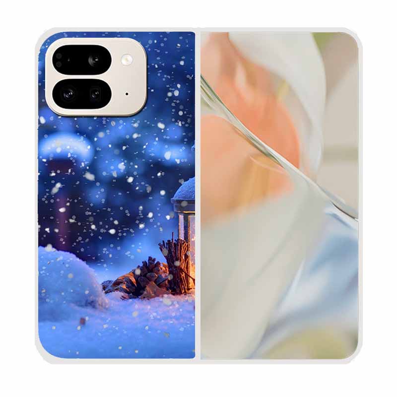 

For Google Pixel 9 Pro Fold Case Pixel Fold Christmas Cute Clear Hard Plastic PC Phone Back Cover For Google Pixel9 Pro Fold 5G Google Pixel Fold