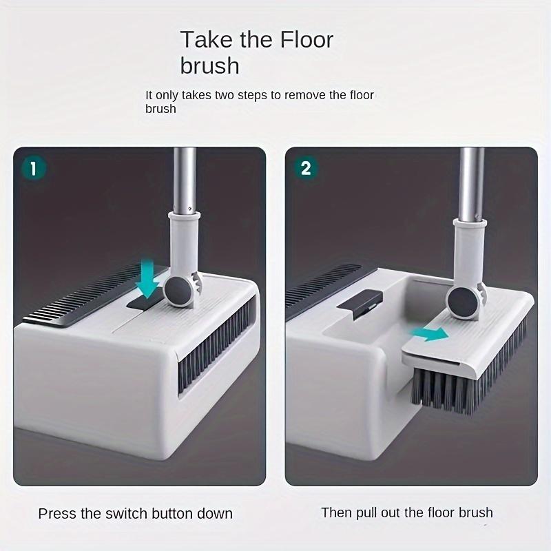 Three-in-one broom and dustpan set: efficient broom and dustpan combination