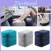 Comfortable Multi-layer Inflatable Foot Stool High-quality Plush Adjustable Footrest For Travel