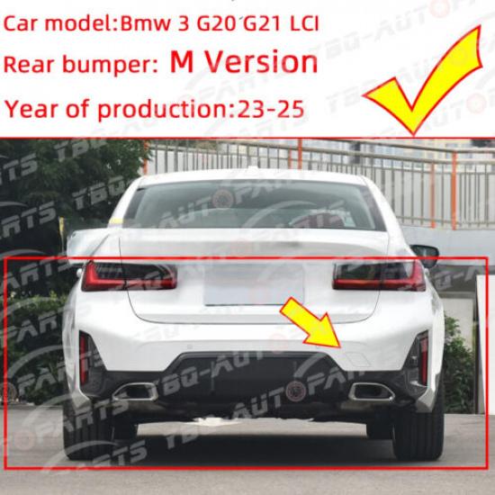 For BMW 320i 330i M Sport  2024 2025 Car Rear Bumper Tow Hook Eye Cover Cap