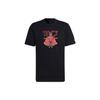 T Shirts Men's Black Crew Neck Moderate Straight Fit HA0909