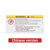 For Car Sun Visor Makeup Mirror Sticker Airbag Sticker Safety Warning Sticker Warning Board Sticker