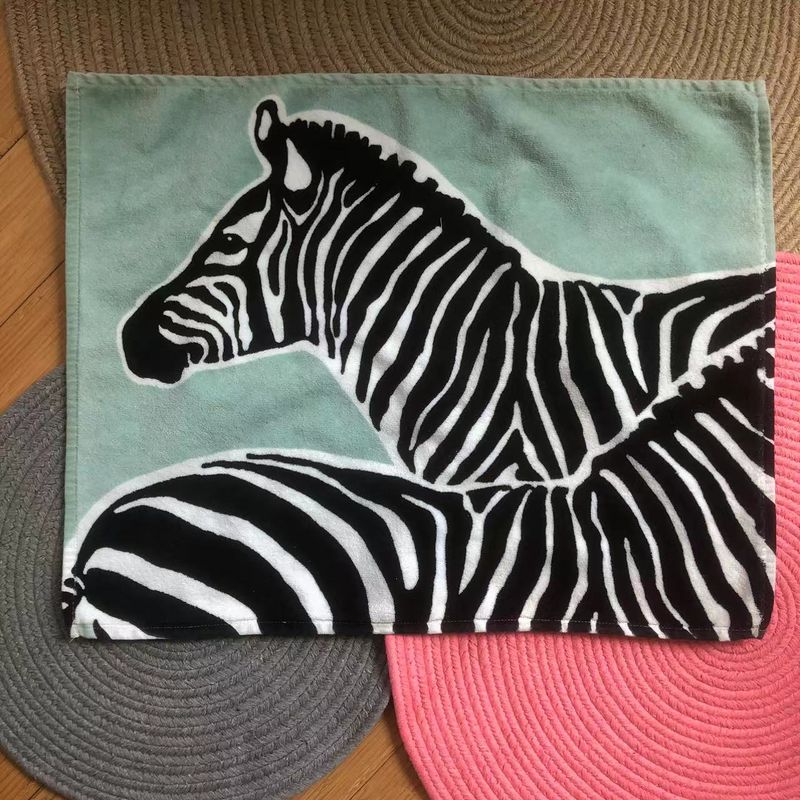 

Pure Cotton Thickened Floor Towel Household Towels Floor Mat Bathroom Door Mat Kitchen Non-Slip Mat Easy to Clean and Absorb Water 40*60 Emerald green