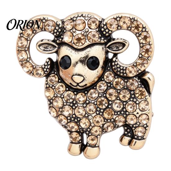 Decorative Brooches Sheep Shape Brooch Pin, Alloy Animal Lapel Pin for Men Women, Hats Bags Scarves Clothes Accessory