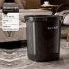 Luxury High-Capacity Trash Can: Stylish Bathroom, Living Room, & Bedroom Bin