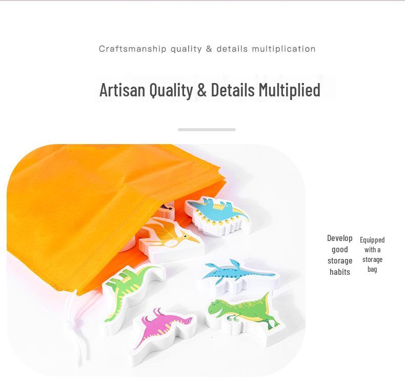 Dinosaur Stacking Blocks: Educational, Interactive Desktop Game for Young Children