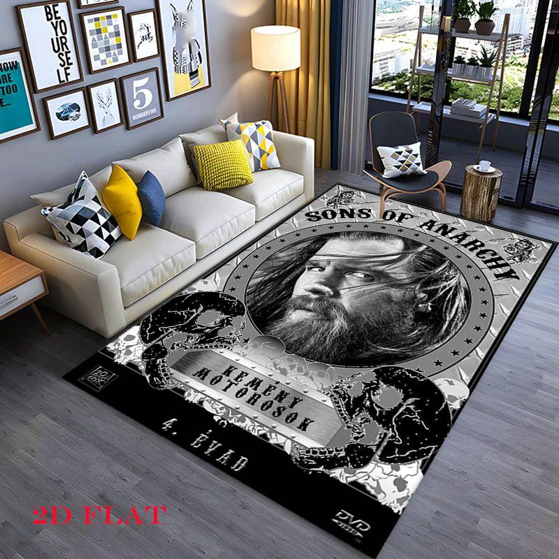 Fx Horror Season Cast Print Carpet Floor Mats Suitable For All Seasons Dormitory Decoration Art Room