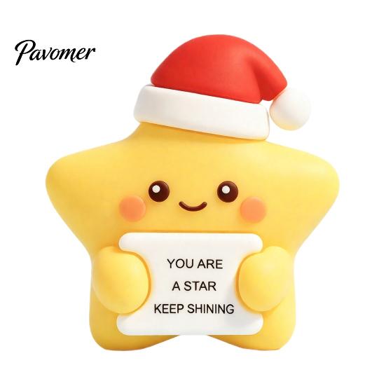 Mini Christmas Figurines 50Pcs Figurines, Santa Snowman Elf Gnome Ornaments, Gingerbread Man Deer Emotional Gift Bag Fillers for Holidays Support
