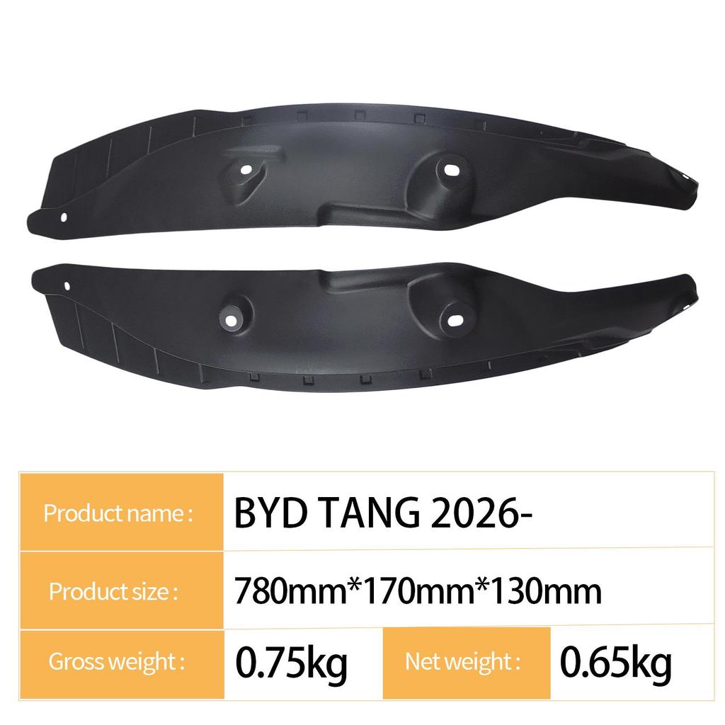 Compatible Rear Wheel Liner for BYD TANG 2026 - International Model