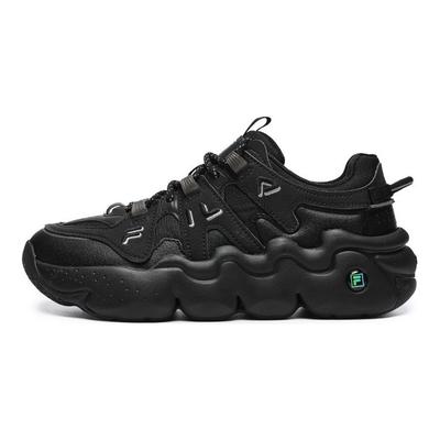 Panini Fashion Versátil Casual Confortável Absorvente de Choque Resistente ao Desgaste Cano Baixo Retrô Tênis de Basquete Mulher tênis Preto F12W242605FBK