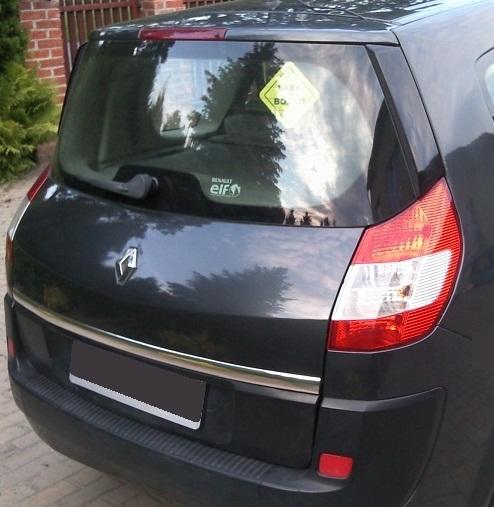 Renault Scenic Ii, Grand - Chrome Strip On Tailgate