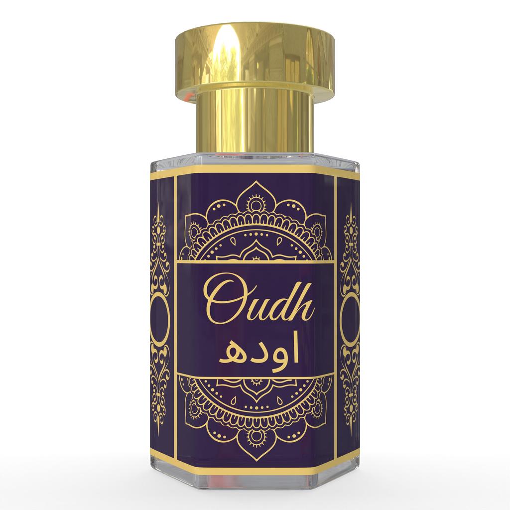 Oudh Attar Parfémový olej 5ml | Bezalkoholová vůně Oud | Dlouhotrvající dřevitá
