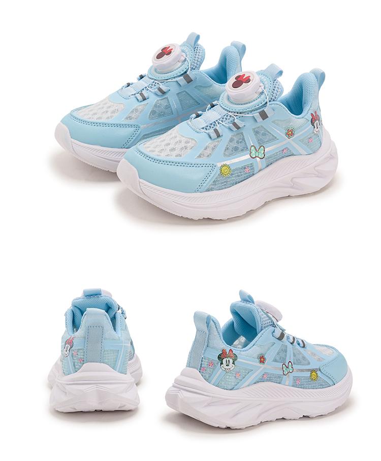 Disney Mickey Summer Girls' Lightweight Breathable Mesh Outdoor Sports Shoes