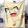 Snuggle Up with Pikachu & Pals,Pokémon Print Blanket Warm Comfortable Flannel Blanket Suitable for Bedrooms,Sofas, Beds,Chairs