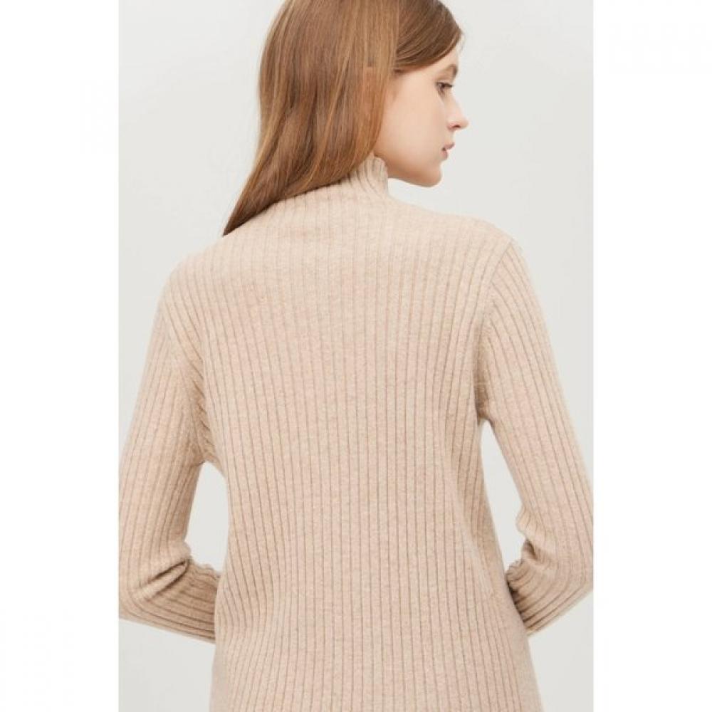 Benetton Two Tone Sleeve Slim Rib Knit Bakpe1561