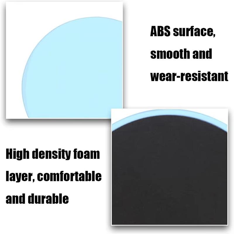 2Pcs Solid Color Yoga Sliding Discs, Yoga Fitness Foot Sliding Pads, Workout Equipment for Abdominal Core Training, Body Shaping