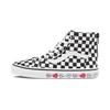 Sk8 Canvas High Top Skate Shoes Kids Sneakers Black White VN0A4BUXABY