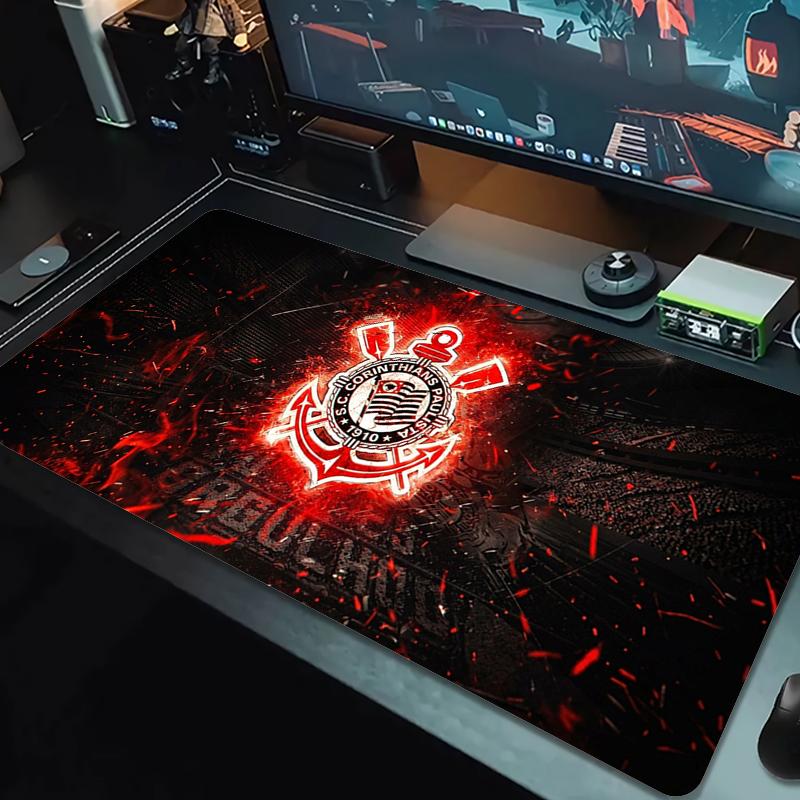 Corinthians Paulistinha Mouse Pad Large Gaming Table Cushion Non-slip Laptop Tablet Big Mousepad XXL Mat Mini PC Playmat With Lock edge_XIA