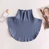 1Pc Neck Guard Clothing Decoration Turtleneck Elastic Detachable Removable Fake Collar Warm Cotton Fashion Striped