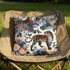 Tropical Tiger Pattern Cushion Cover Soft Reversible Durable Pillow Cover MultiScene Use for Home Car Daily Comfort