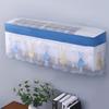 Universal Wall-Mounted Air Conditioner Dust Cover - Moisture-Proof, Full Coverage, Wind Blocker