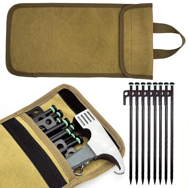 Outdoor Camping Wind Rope Storage Bag Multi-functional Waterproof Lightweight Pouch for Hiking Travel Backpacking Tool Organizer