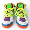Pristine GUCCI High Cut Sneakers BASKET Vintage Processing Multicolor 37 661310 Used